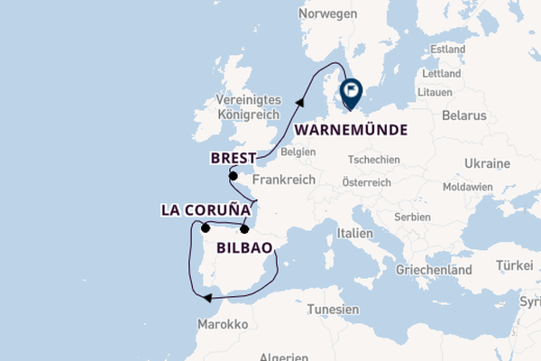 Westliches Mittelmeer ab Tarragona, Spanien auf der MSC Magnifica
