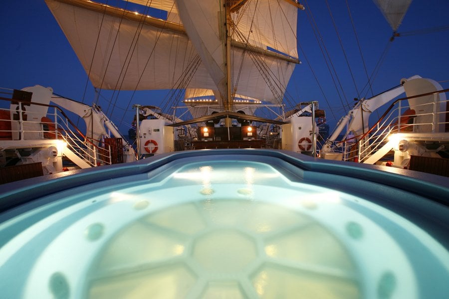 Mittelmeer ab Venedig, Italien auf der Royal Clipper