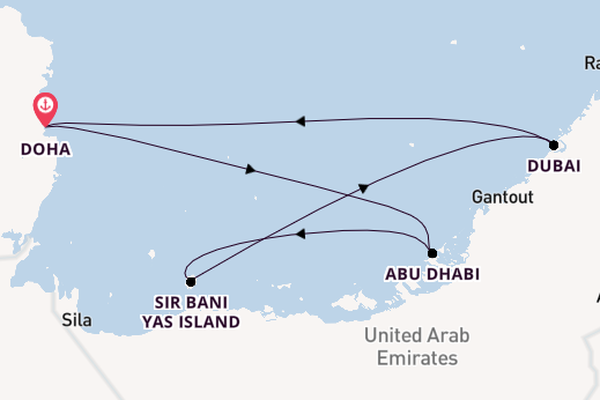 Speed & Sail With  Emirates F1 Tour From Qatar