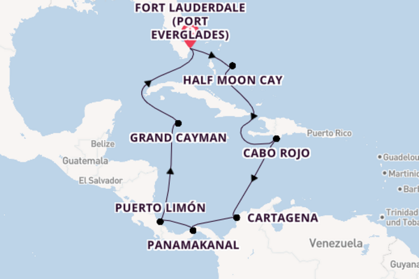 Erleben Sie Panamakanal ab Fort Lauderdale (Port Everglades)