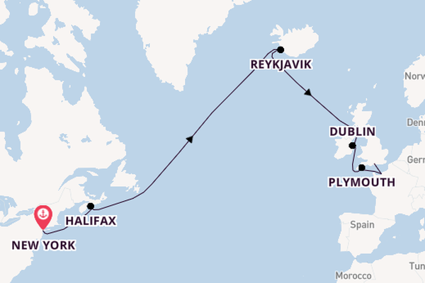 Transatlantic & Repositioning from New York with the Norwegian Pearl