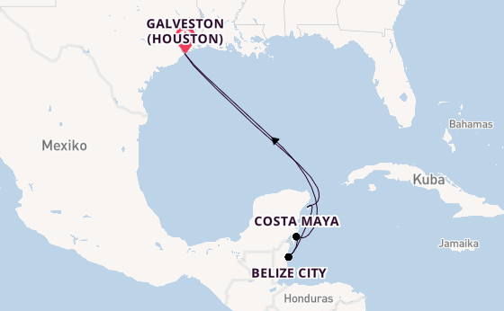 Westliche Karibik ab Galveston (Houston), USA auf der Liberty of the Seas®