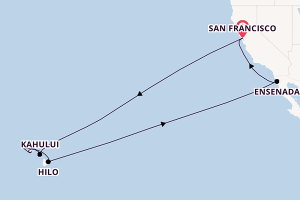 Polynesia from San Francisco, California with the Carnival Legend