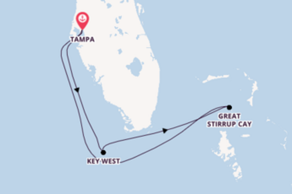 5daagse cruise naar Key West