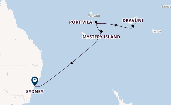 South Pacific from Lautoka, Fiji with the Norwegian Spirit 