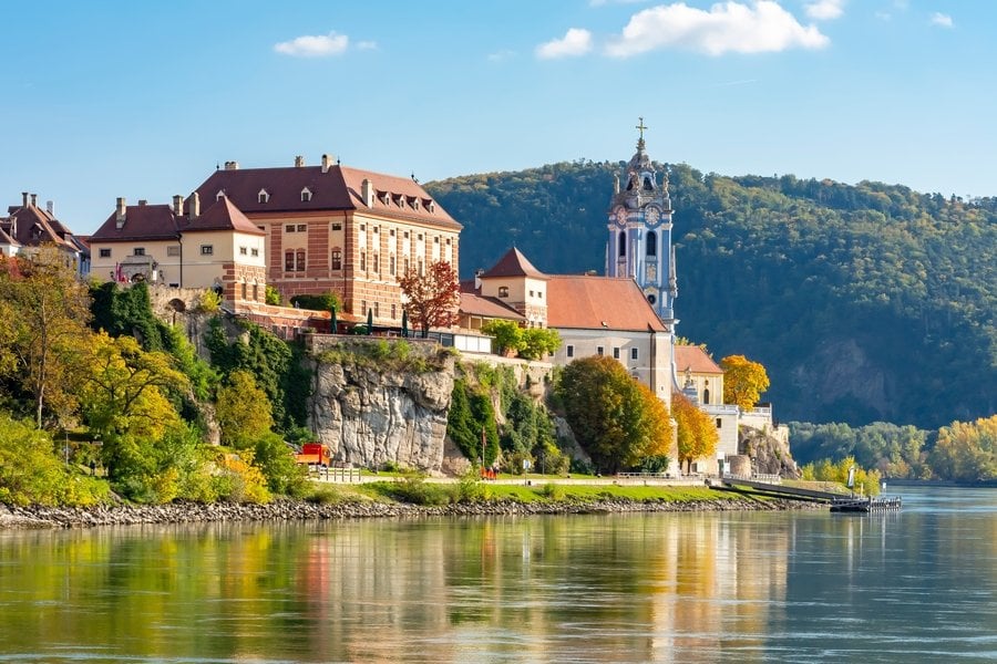 Donau ab Budapest, Ungarn auf der Amadeus Cara