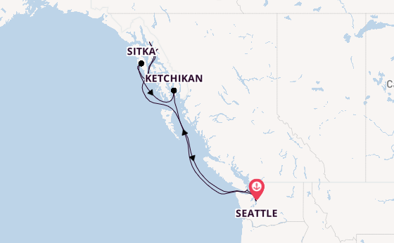 Alaska & West Canada from Australia with the Eurodam