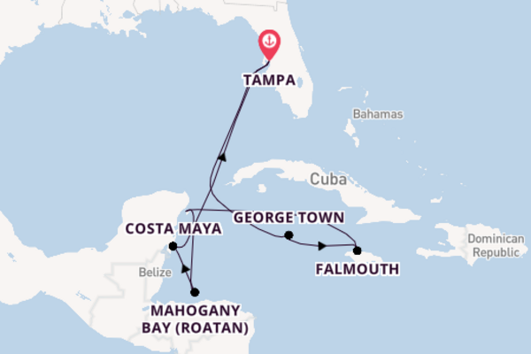 10 day voyage from Tampa