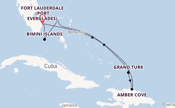 Caribbean from Fort Lauderdale (Port Everglades), Florida with the Star Princess