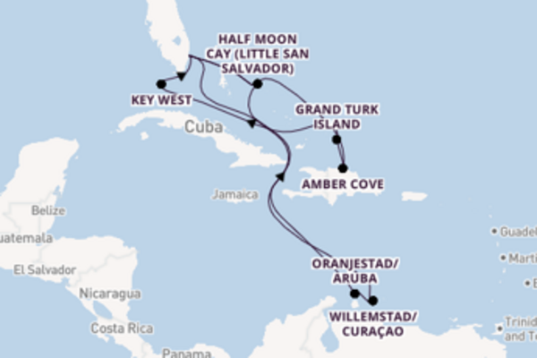 15 day journey from Fort Lauderdale (Port Everglades)