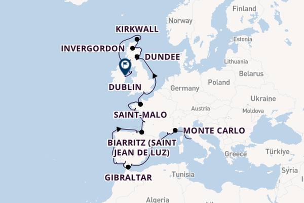 Westelijke Middellandse Zee vanaf Civitavecchia (Rome), Italië met de Azamara Journey