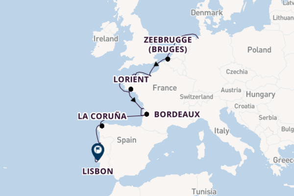 Portugal from Bremerhaven, Germany with the Seven Seas Voyager