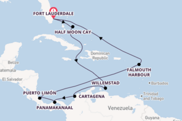 Cruise naar Fort Lauderdale via Panamakanaal