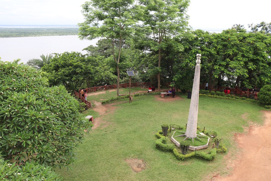 Azië vanaf Neamati Ghat, India met de Sukapha