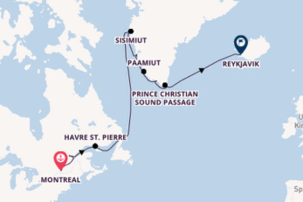 Transatlantic & Repositioning from Montreal, Quebec with the Azamara Quest