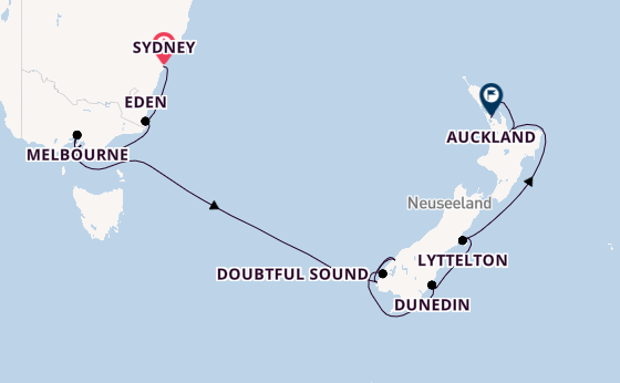 Australien und Neuseeland ab Sydney auf der Norwegian Spirit
