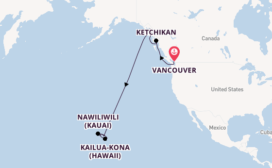 Polynesia from Vancouver, Canada with the Norwegian Spirit 