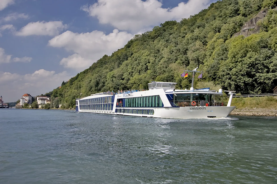 Seine from Paris, France with the AmaDante