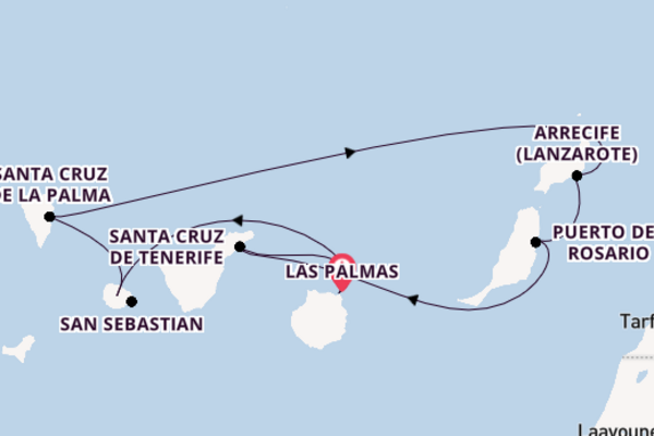 Einzigartige Reise ab Las Palmas