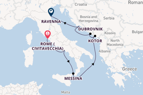 Voyager of the Seas  8  Rome (Civitavecchia)-Ravenna