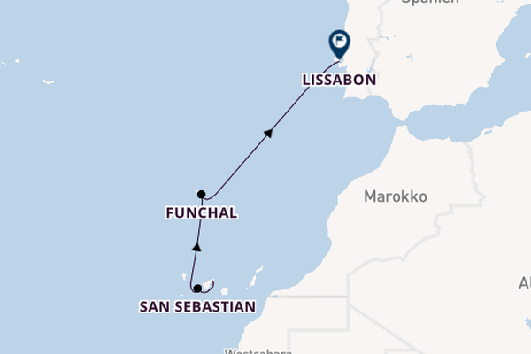 Kanarische Inseln ab Santa Cruz de Tenerife, Spanien auf der EXPLORA II