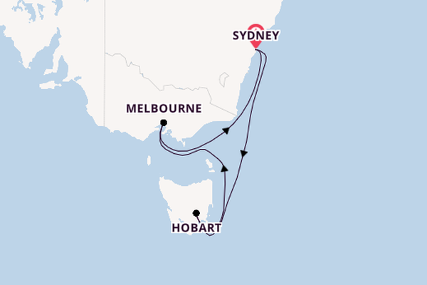 Australia from Sydney, Australia with the Celebrity Edge