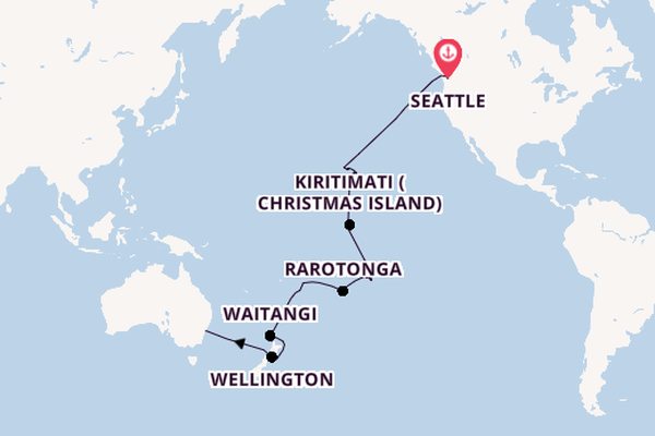 Legendary South Pacific Crossing - Seattle to Sydney