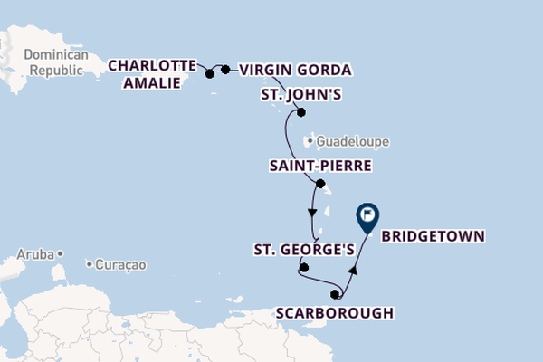 Caribbean from San Juan, Puerto Rico with the Azamara Quest