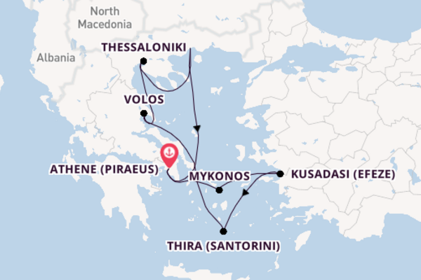 10daagse droomcruise vanuit Athene (Piraeus)