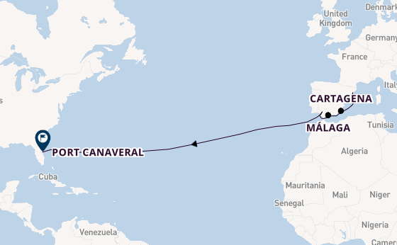 Transatlantic from Barcelona, Spain with the Harmony of the Seas