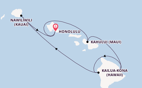 California, Waikiki Beach & Hawaii Island Escape