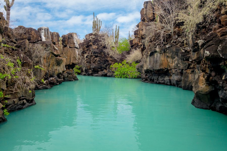 Galapagos Islands from San Cristobal Island, Galapagos, Ecuador with the Silver Origin