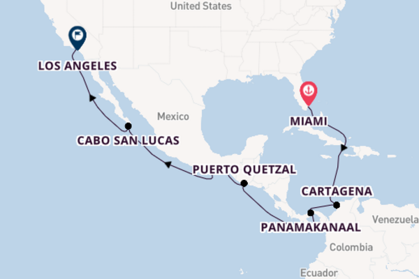 Panamakanaal bezoeken met de Seabourn Quest