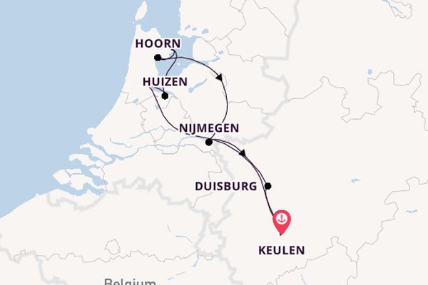 Rijn vanaf Keulen, Duitsland met de A-ROSA ALEA
