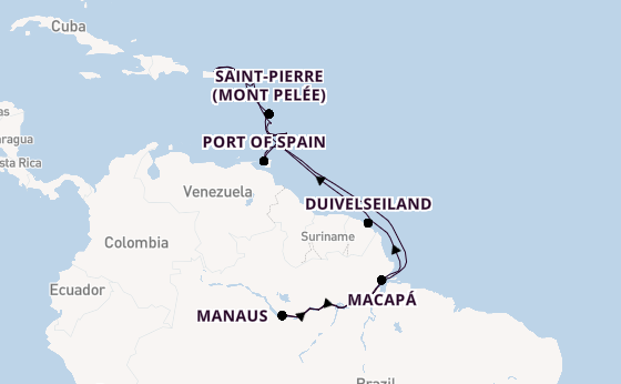Caribbean vanaf San Juan, Puerto Rico met de EXPLORA I