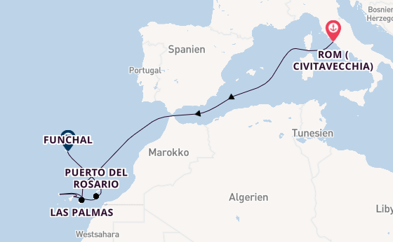 MSC Fantasia - Sonnige Auszeit auf den Kanaren & Madeira