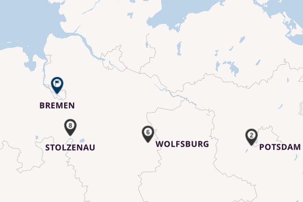 Elbe vanaf Berlijn, Duitsland met de VIVA RUBY