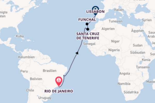 Fantastische Reise über Salvador da Bahia in 14 Tagen