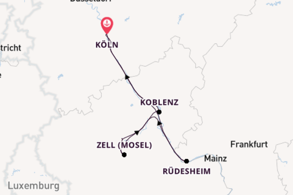 In 5 Tagen nach Köln über Cochem