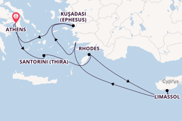 Ultimate Greece, Cyprus & Turkey with Athens Stay