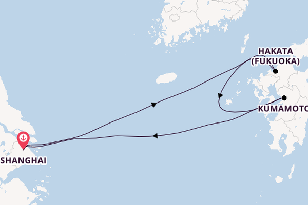 Japan from Shanghai, China with the Spectrum of the Seas