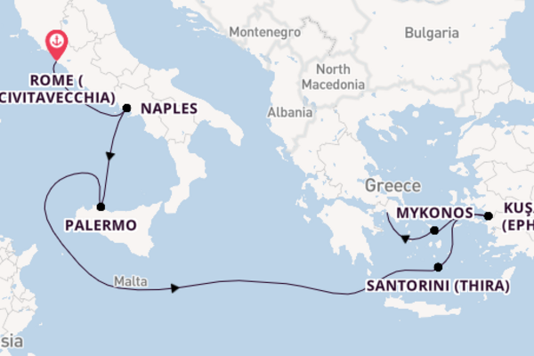 Greek Isles Fly Cruise