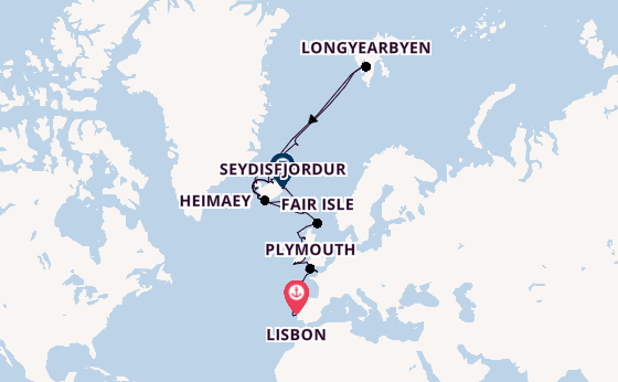 British Isles from Lisbon, Portugal with the Seabourn Pursuit
