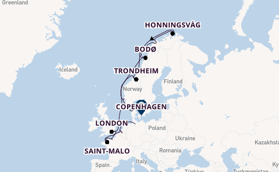 Norway from Hamburg, Germany with the Seabourn Quest