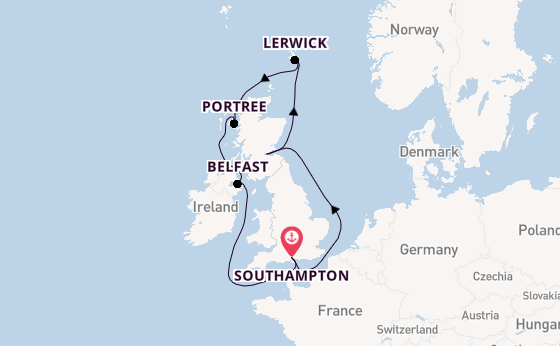 United Kingdom from Southampton, England with the Balmoral