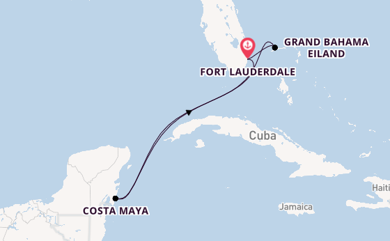 Caribbean vanaf Fort Lauderdale, Verenigde Staten met de Celebrity Summit