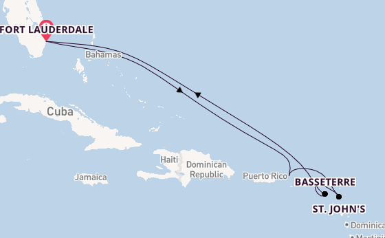 Caribbean vanaf Fort Lauderdale, Verenigde Staten met de Celebrity Silhouette