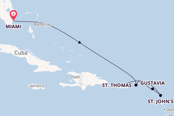Caribbean vanaf Miami, Verenigde Staten met de EXPLORA II