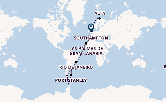 Transatlantic from Buenos Aires, Argentina with the Majestic Princess
