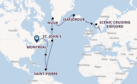 Transatlantic from Copenhagen, Denmark with the Azamara Journey